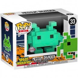 Figur Funko Pop Space Invaders Medium Invader Teal 8-Bit Limited Edition Geneva Store Switzerland