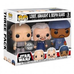 Figuren Funko Pop Star Wars Cloud City 3-pack Lobot, Ugnaught und Bespin Guard Limitierte Auflage Genf Shop Schweiz