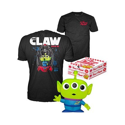 Toys Funko Pop Glitter and T-Shirt Story Alien Pizza Planet Lim...