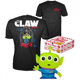 Figurine Funko Pop Glitter et T-Shirt Toy Story Alien Pizza Planet Edition Limitée Boutique Geneve Suisse