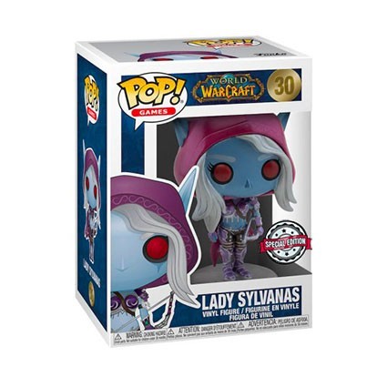 Figur Funko Pop Metallic World of Warcraft Sylvanas Blizzard 30th Anniversary Limited Edition Geneva Store Switzerland