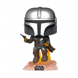 Figurine Funko Pop Phosphorescent Star Wars The Mandalorian Flying Edition Limitée Boutique Geneve Suisse