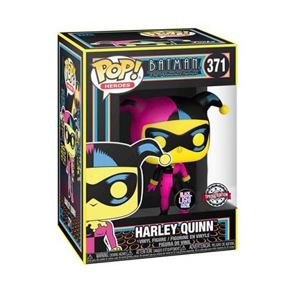 Figurine Funko Pop Batman The Animated Series Harley Quinn Blacklight Edition Limitée Boutique Geneve Suisse