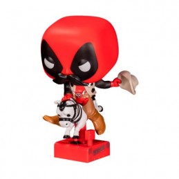 Figurine Funko Pop Marvel Sheriff Deadpool Riding Horsey Edition Limitée Boutique Geneve Suisse