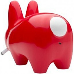 Figur Kidrobot Frank Kozik Smorkin' Labbit Lustre Red Gloss Geneva Store Switzerland