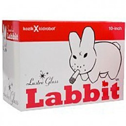 Figur Kidrobot Frank Kozik Smorkin' Labbit Lustre Red Gloss Geneva Store Switzerland