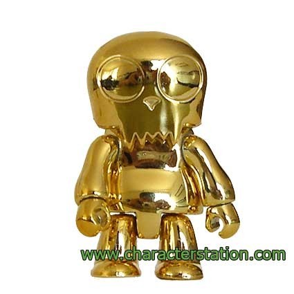 Figur Toy2R Toy2R Qee Toyer Gold without packaging Geneva Store Switzerland