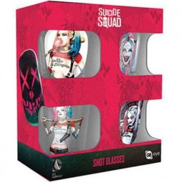 Figuren GB eye Suicide Squad Schnapsgläser 4er-Pack Harley Quinn Genf Shop Schweiz