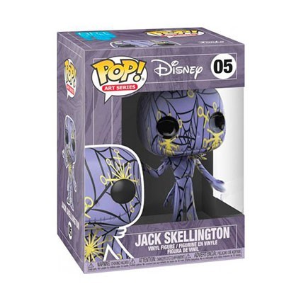 Figur Funko Pop The Nightmare Before Christmas Jack Artist Purple & Yellow Limited Edition Geneva Store Switzerland