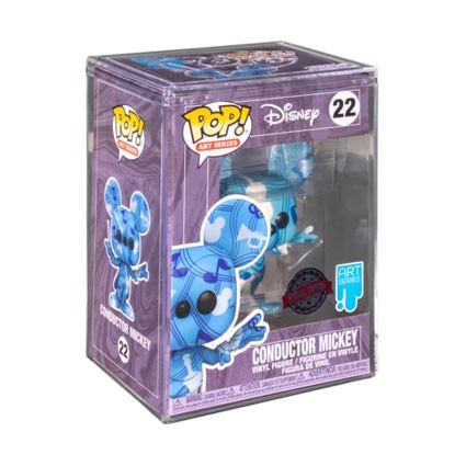 Figur Funko Pop Artist Series Mickey Mouse Conductor Hard Acrylic Protector Limited Edition Geneva Store Switzerland