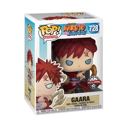 Figur Funko Pop Metallic Naruto Gaara Limited Edition Geneva Store Switzerland