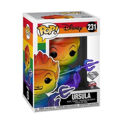 Figur Funko Pop Diamond Pride The Little Mermaid Ursula Rainbow Limited Edition Geneva Store Switzerland