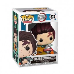 Figur Funko Pop Animation Demon Slayer Tanjiro with Flaming Blade Limited Edition Geneva Store Switzerland