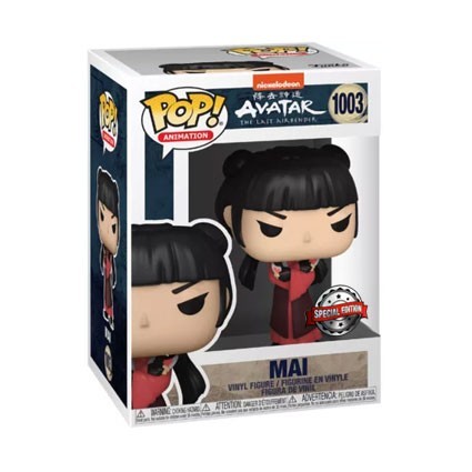 Figurine Funko Pop Avatar le Dernier Maître de l'Air Mai avec Couteaux Edition Limitée Boutique Geneve Suisse