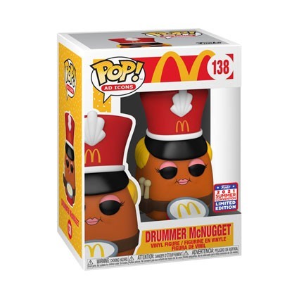 Figur Funko Pop SDCC 2021 McDonald's Nugget Drummer Limited Edition Geneva Store Switzerland