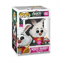 Figuren Funko Pop Beflockt und T-shirt Alice im Wunderland Weisser Hase Limitierte Auflage Genf Shop Schweiz