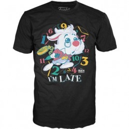 Figurine Funko Pop Floqué et T-shirt Alice au Pays des Merveilles Lapin Blanc Edition Limitée Boutique Geneve Suisse