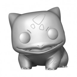 Figurine Funko Pop Métallique Pokemon Silver Bulbizarre (Bulbasaur) 25ème Anniversaire Edition Limitée Boutique Geneve Suisse