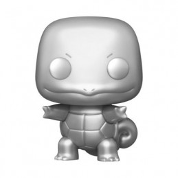 Figurine Funko Pop Métallique Pokemon 25ème Anniversaire Carapuce (Squirtle) Silver Edition Limitée Boutique Geneve Suisse