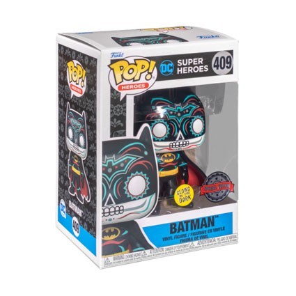 Figur Funko Pop Glow in the Dark Batman Dia de los Muertos Limited Edition Geneva Store Switzerland