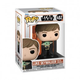 Figurine Funko Pop Star Wars The Mandalorian Luke Skywalker avec Grogu Boutique Geneve Suisse