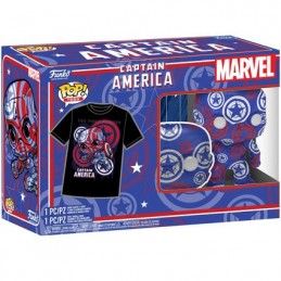 Figurine Funko Pop et T-shirt Artist Series Captain America Civil War Edition Limitée Boutique Geneve Suisse