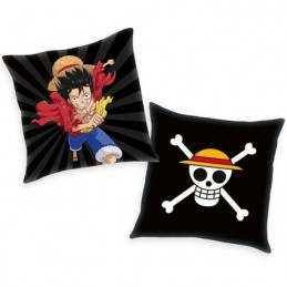 Figur Herding One Piece Pillow Skull and Monkey D. Luffy Geneva Store Switzerland