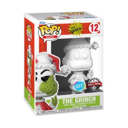 Figur Funko Pop The Grinch Santa Grinch DIY Limited Edition Geneva Store Switzerland