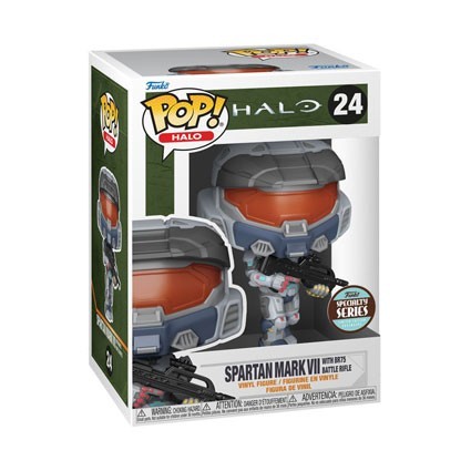 Figur Funko Pop Halo Infinite Spartan Mark VII with BR75 Battle Rifle Limited Edition Geneva Store Switzerland