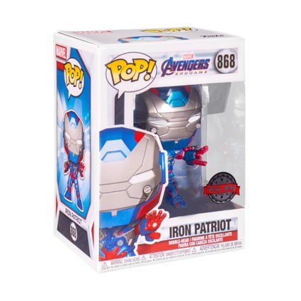 Figur Funko Pop Metallic Avengers 4 Endgame Iron Patriot Limited Edition Geneva Store Switzerland