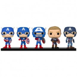 Figuren Funko BESCHÄDIGTE BOX Pop Marvel Captain America Through the Ages Limitierte Auflage Genf Shop Schweiz