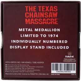 Figur FaNaTtiK Texas Chainsaw Massacre Medallion Logo Limited Edition Geneva Store Switzerland