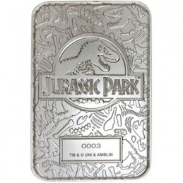 Figur FaNaTtiK Jurassic Park Replica Metal Entrance Gates (silver plated) Limited Edition Geneva Store Switzerland