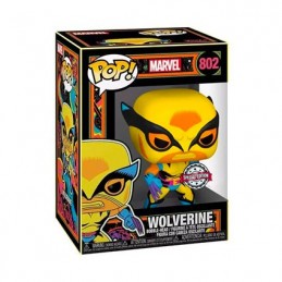 Figur Funko Pop and T-shirt Marvel Blacklight Wolverine Limited Edition Geneva Store Switzerland