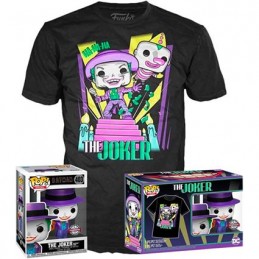 Figuren Funko Pop Metallisch und T-shirt DC Comics Batman 89 Joker mit Speaker Limitierte Auflage Genf Shop Schweiz