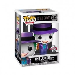 Figuren Funko Pop Metallisch und T-shirt DC Comics Batman 89 Joker mit Speaker Limitierte Auflage Genf Shop Schweiz