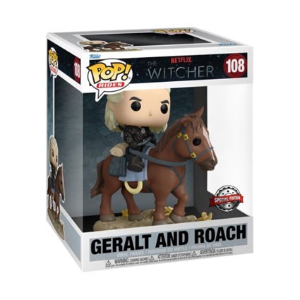 Figurine Funko Pop Rides The Witcher TV Geralt on Roach Edition Limitée Boutique Geneve Suisse