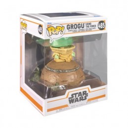 Figuren Funko Pop mit Led Licht und Ton Star Wars The Mandalorian Grogu using the Force Genf Shop Schweiz