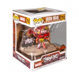 Figur Funko Pop Deluxe Iron Man Graffiti Deco Limited Edition Geneva Store Switzerland