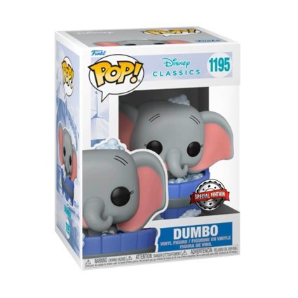 Figurine Funko Pop Disney Classic Dumbo dans Bain Moussant Edition Limitée Boutique Geneve Suisse