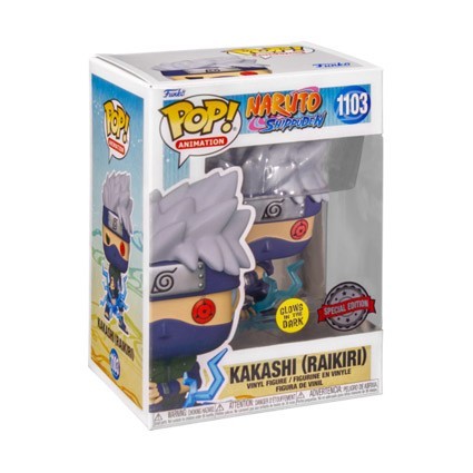 Figurine Funko Pop Phosphorescent Naruto Shippuden Kakashi Raikiri Edition Limitée Boutique Geneve Suisse