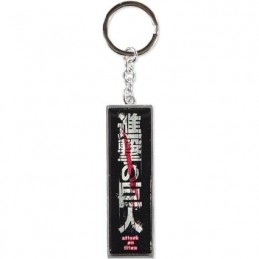 Figur Difuzed Attack on Titan Metal Keychain Logo Geneva Store Switzerland