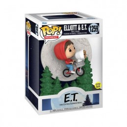 Figuren Funko Pop Phosphoreszierend Movie Moment E.T. Der Außerirdische Elliot und ET Flying Genf Shop Schweiz