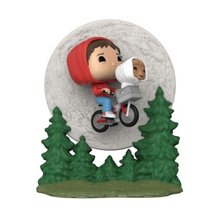 Figuren Funko Pop Phosphoreszierend Movie Moment E.T. Der Außerirdische Elliot und ET Flying Genf Shop Schweiz