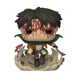 Figur Funko Pop Attack on Titan Levi Battle Blood-Splattered Limited Edition Geneva Store Switzerland