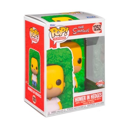 Figur Funko Pop The Simpsons Homer in Hedges Limited Edition Geneva Store Switzerland