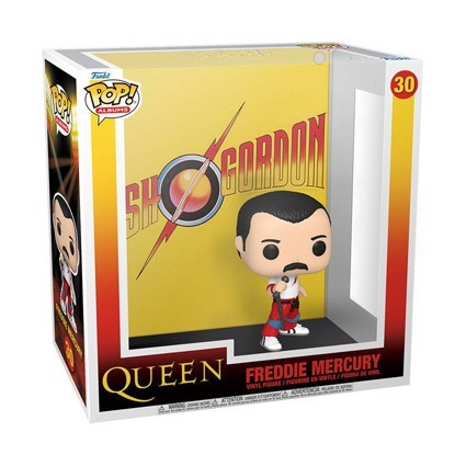 Figur Funko Pop Albums Queen Flash Gordon with Hard Acrylic Protector Geneva Store Switzerland