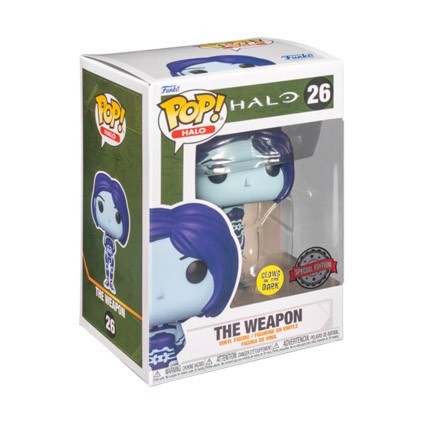 Figur Funko Pop Glow in the Dark Halo Infinite The Weapon Limited Edition Geneva Store Switzerland