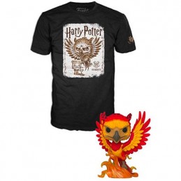 Figurine Funko Pop Phosphorescent et T-shirt Harry Potter Dumbledore Patronus Fumseck Edition Limitée Boutique Geneve Suisse