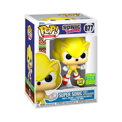 Toys Funko Pop SDCC 2022 Glow in the Dark Tokyo Super Sonic First A...